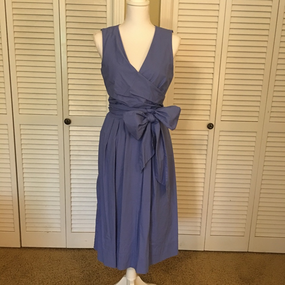 J. Crew Periwinkle Wrap Dress